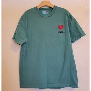 Mens keith H collab with shoe palace size large blue/green color